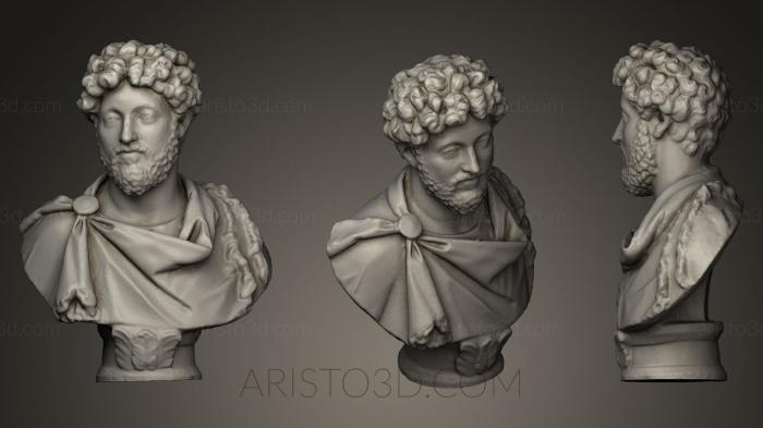 Busts and heads antique and historical (BUSTA_0291) 3D model for CNC machine